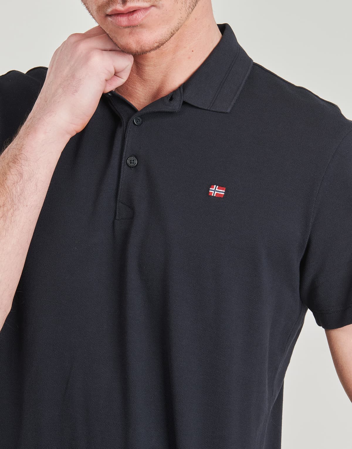 Men's Polo Shirts Napapijri Black