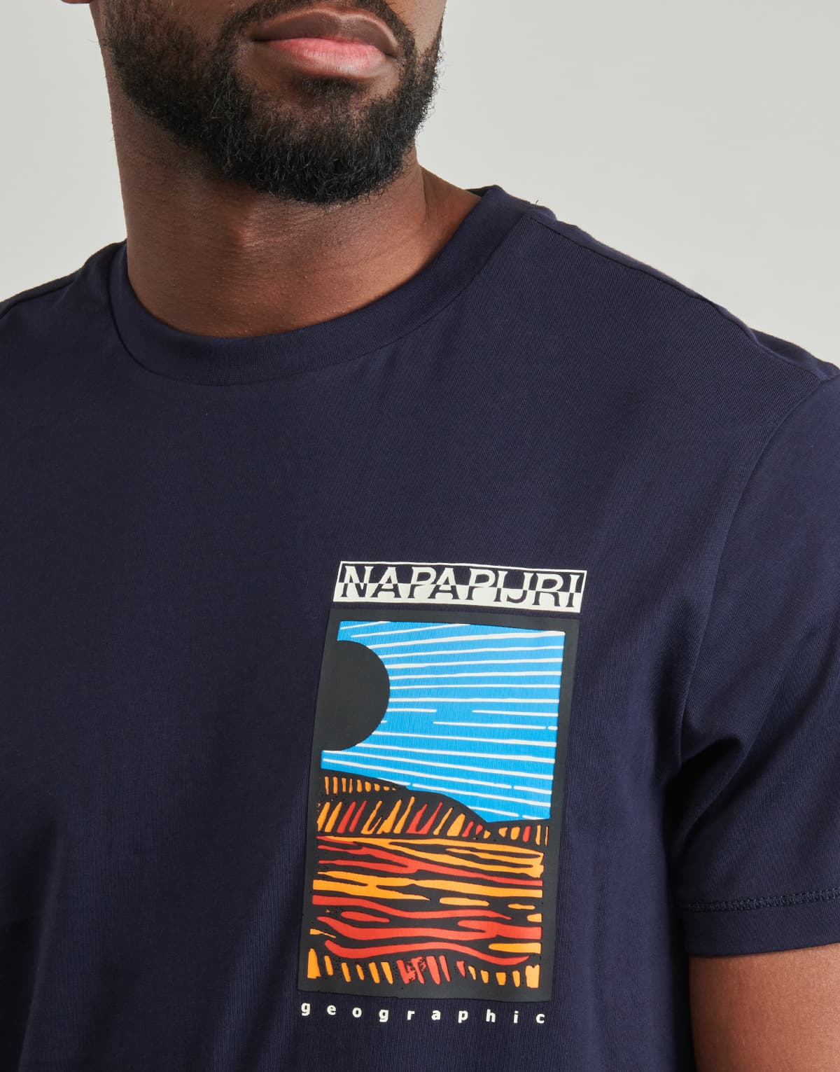 Men's T-Shirts Napapijri Blue