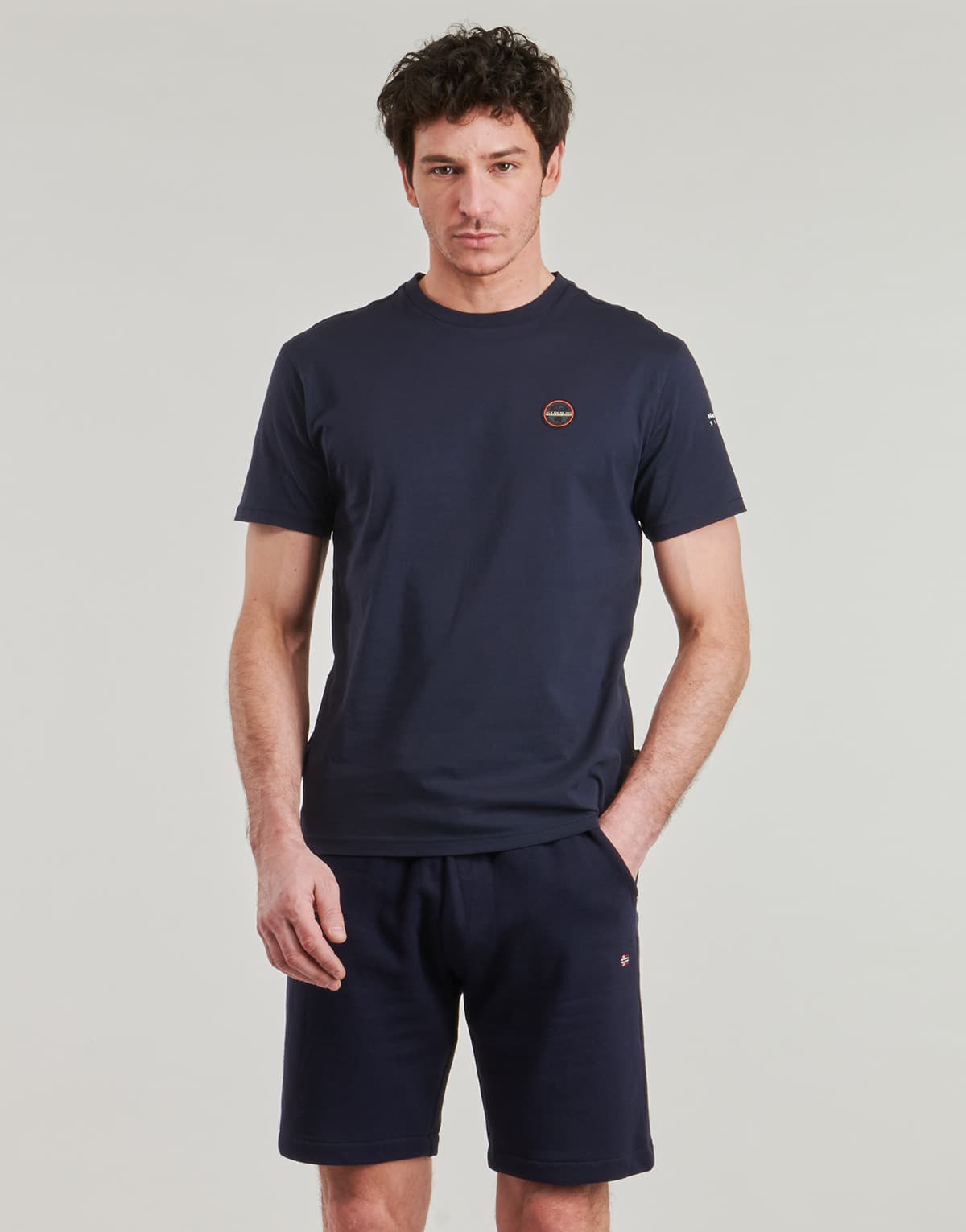 Men's T-Shirts Napapijri Blue