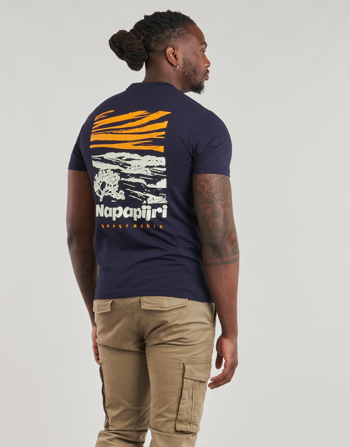 Men's T-Shirts Napapijri Blue