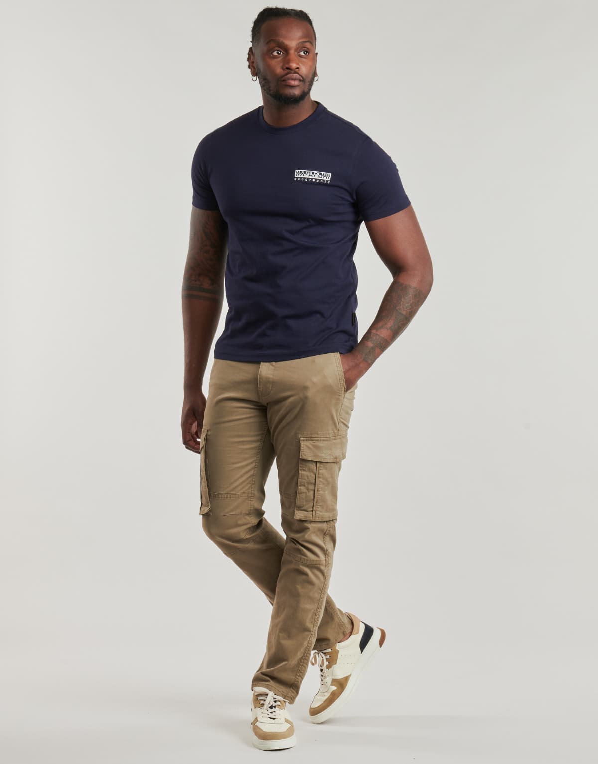 Men's T-Shirts Napapijri Blue