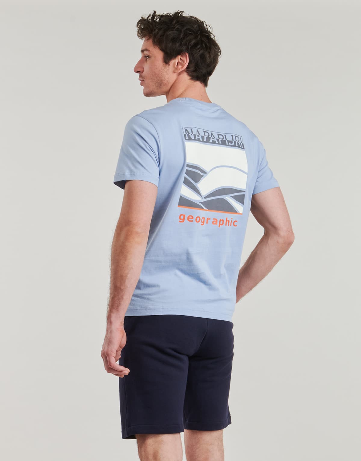 Men's T-Shirts Napapijri Blue