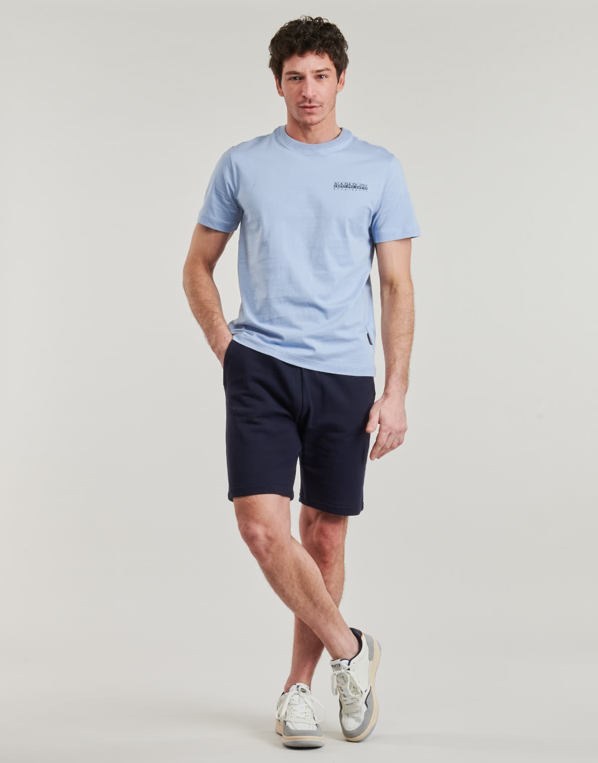 Men's T-Shirts Napapijri Blue