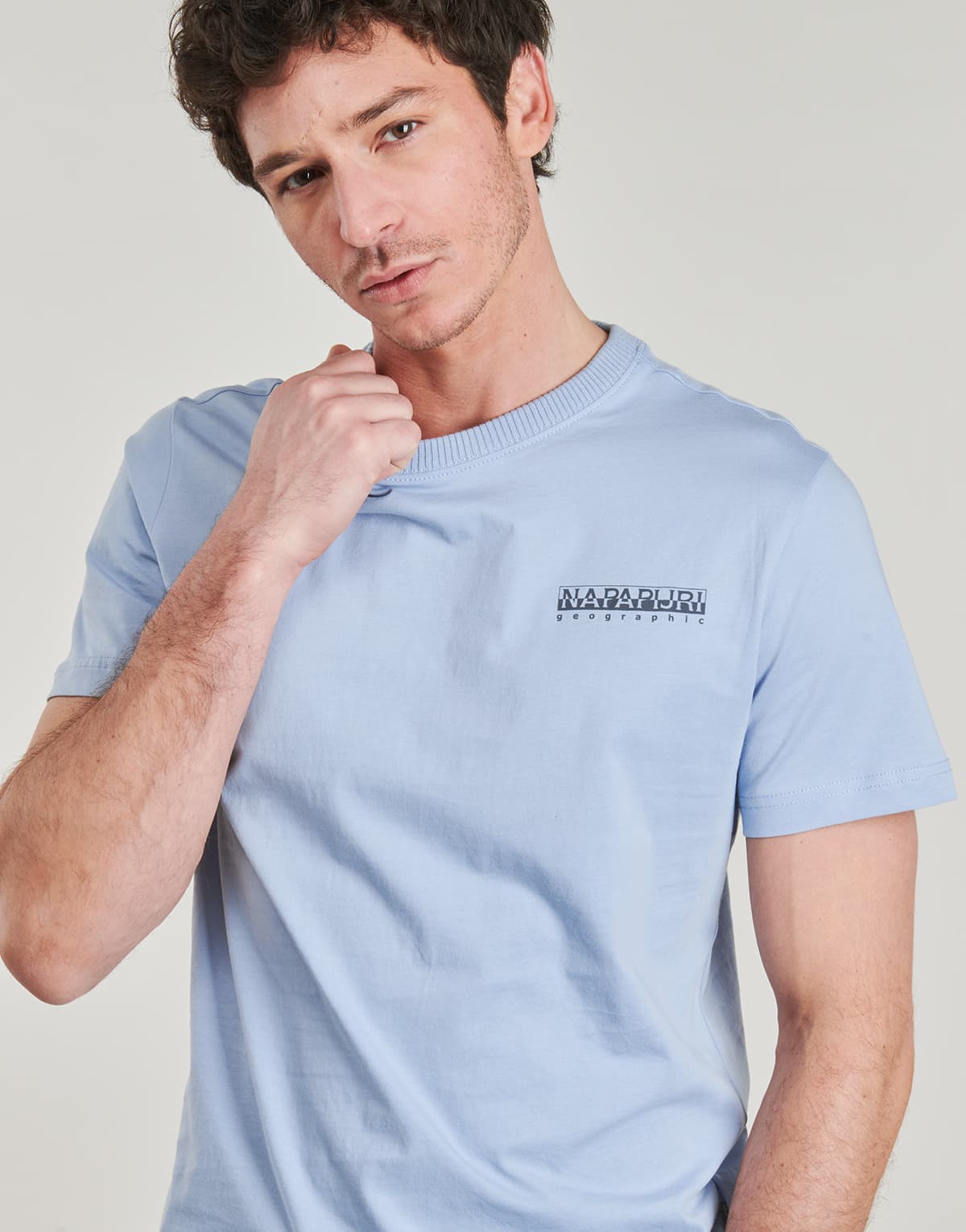 Men's T-Shirts Napapijri Blue