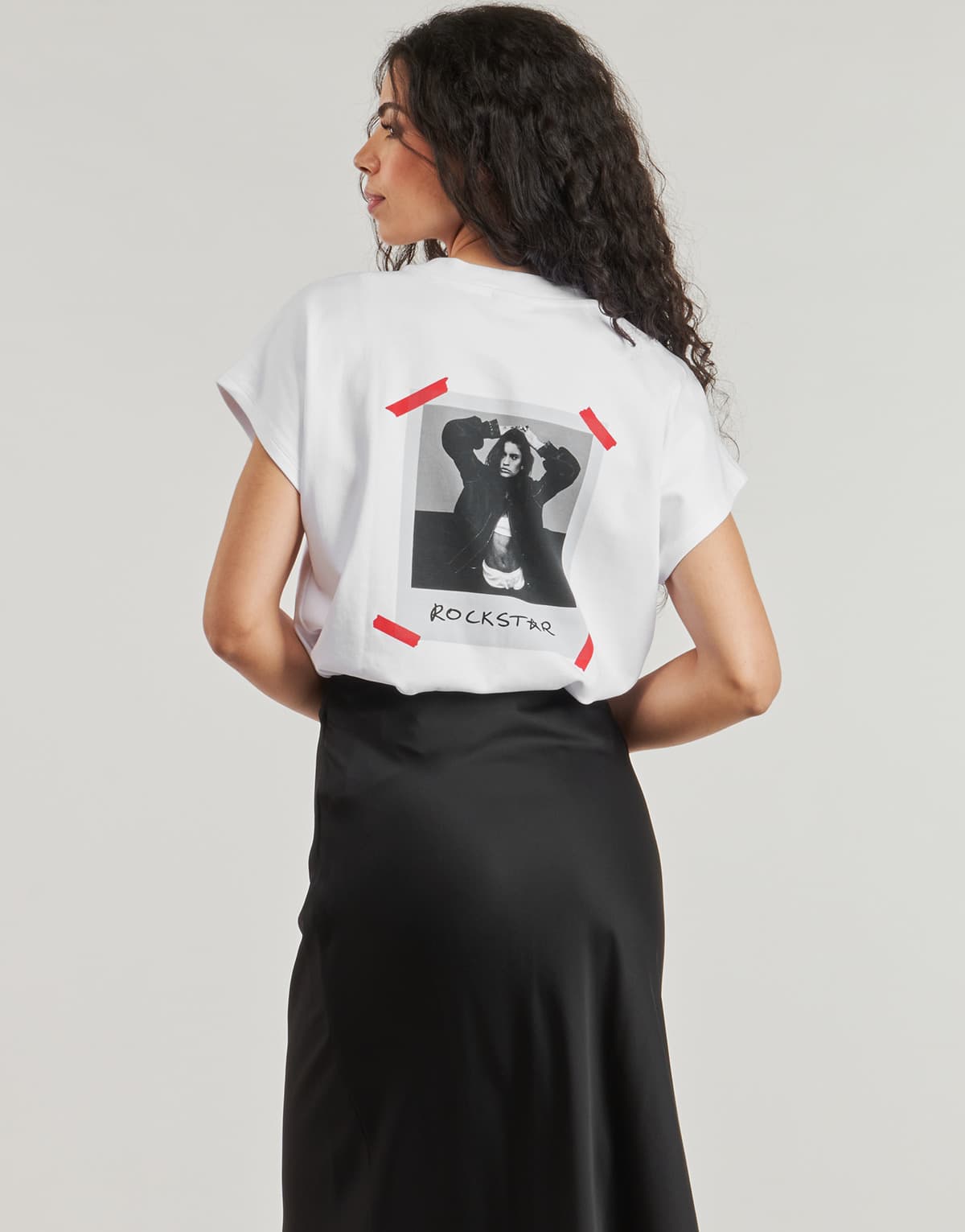 Women's T-Shirts Noisy May White