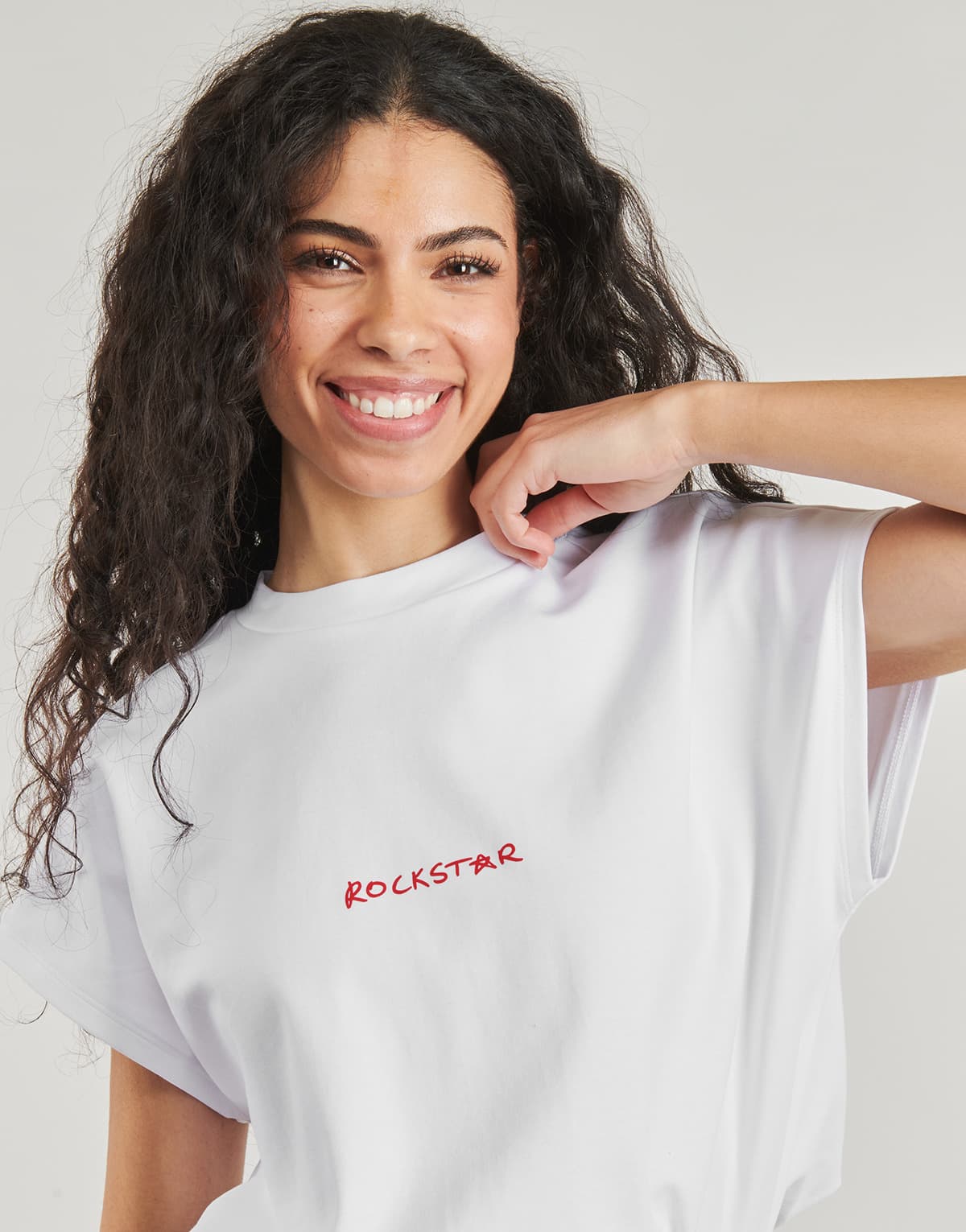 Women's T-Shirts Noisy May White