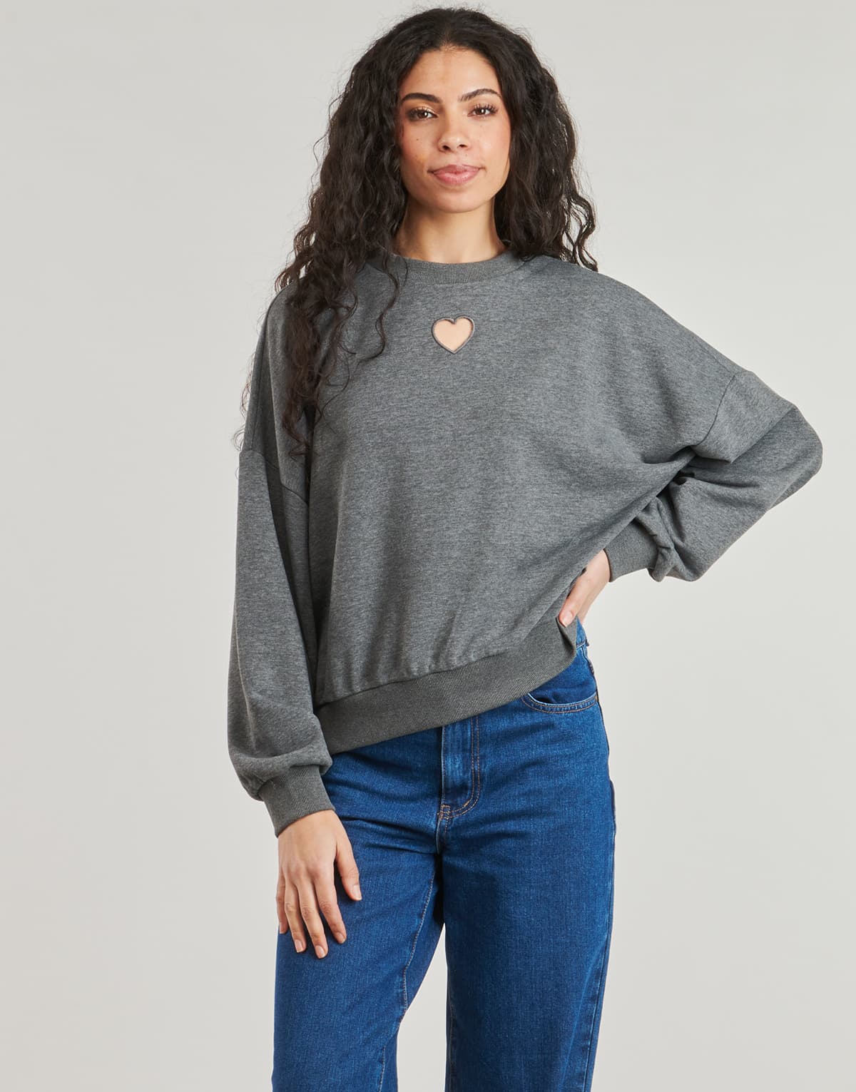 Women's Sports T-Shirts Noisy May Gray