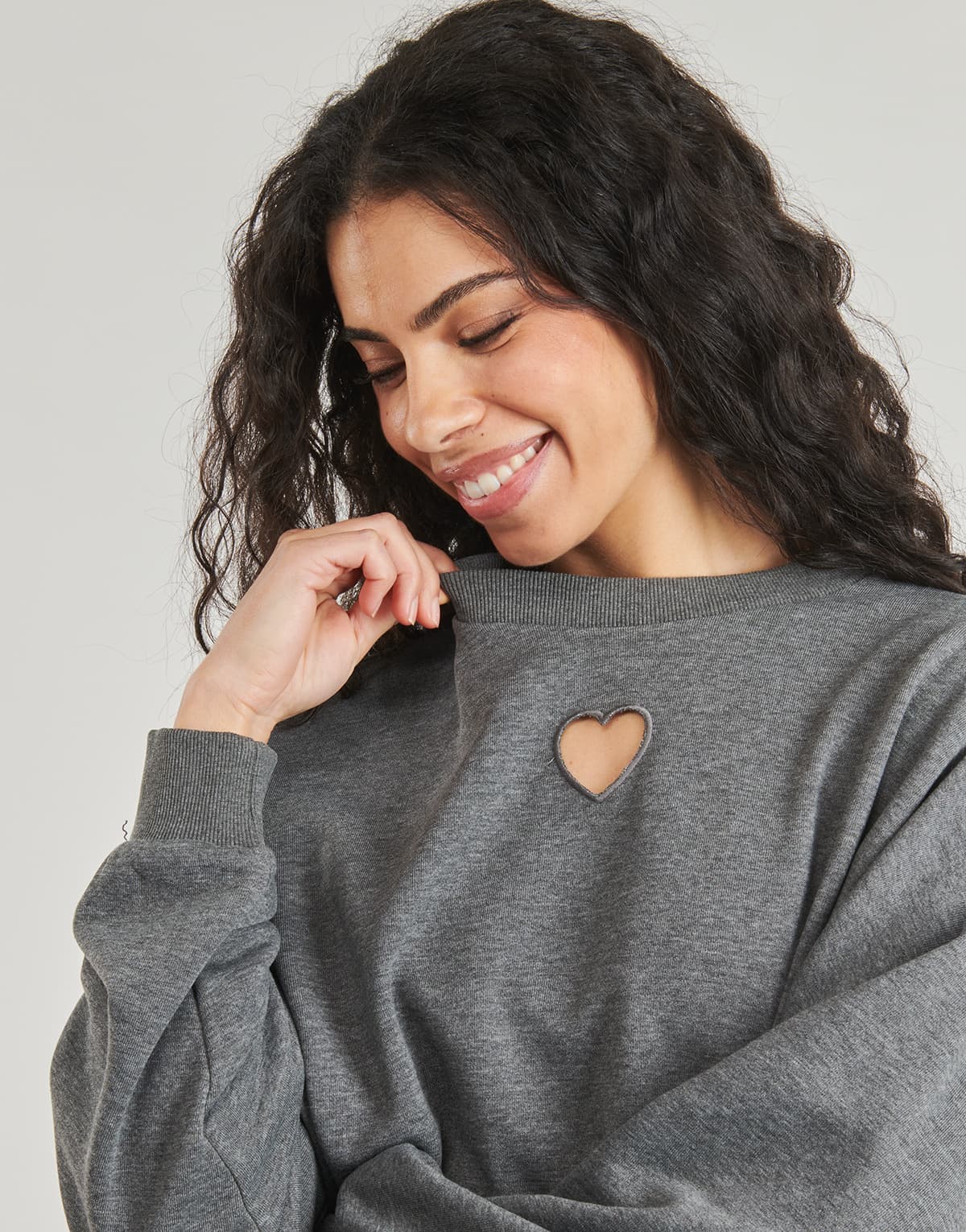 Women's Sports T-Shirts Noisy May Gray