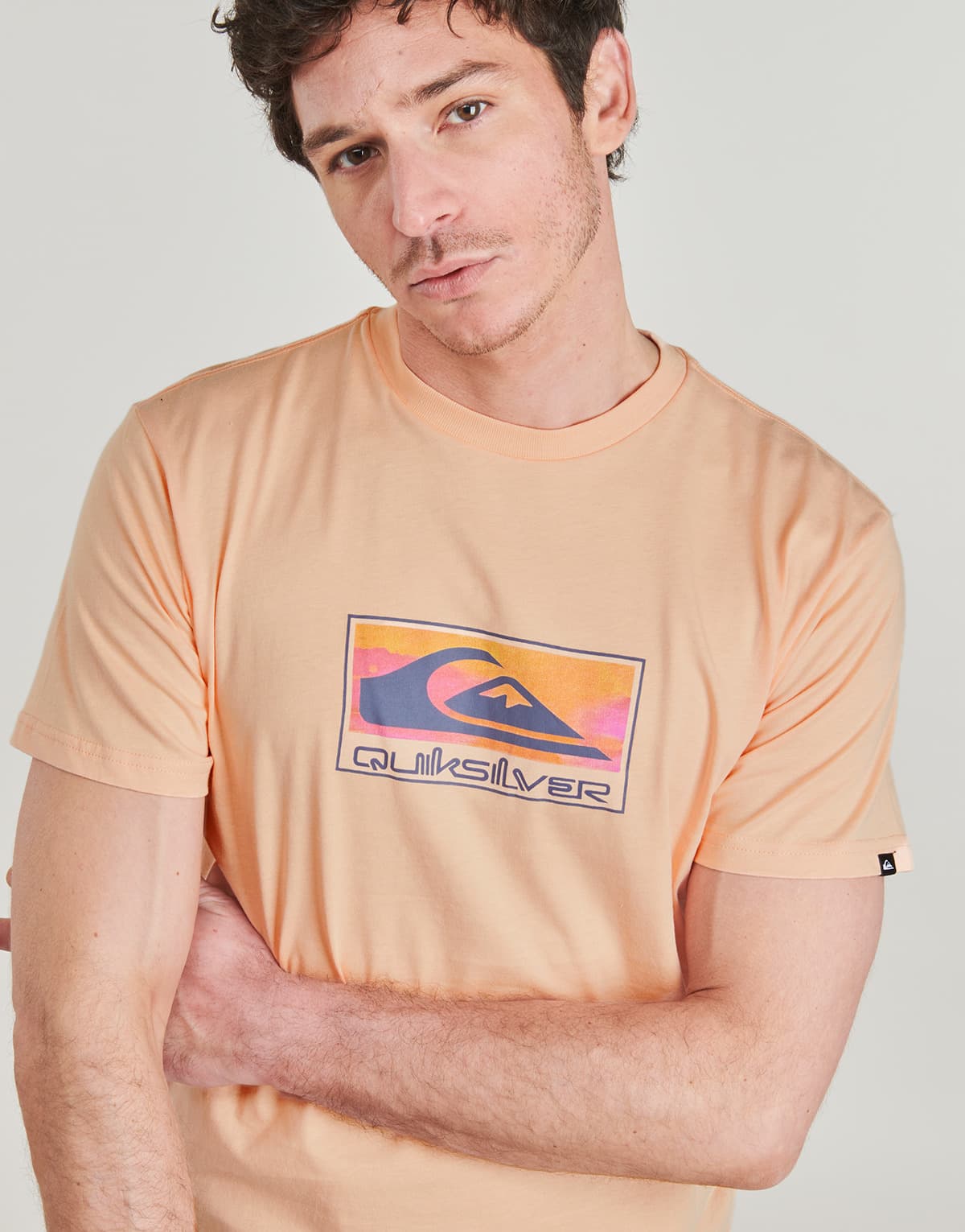 Men's T-Shirts Quiksilver Pink