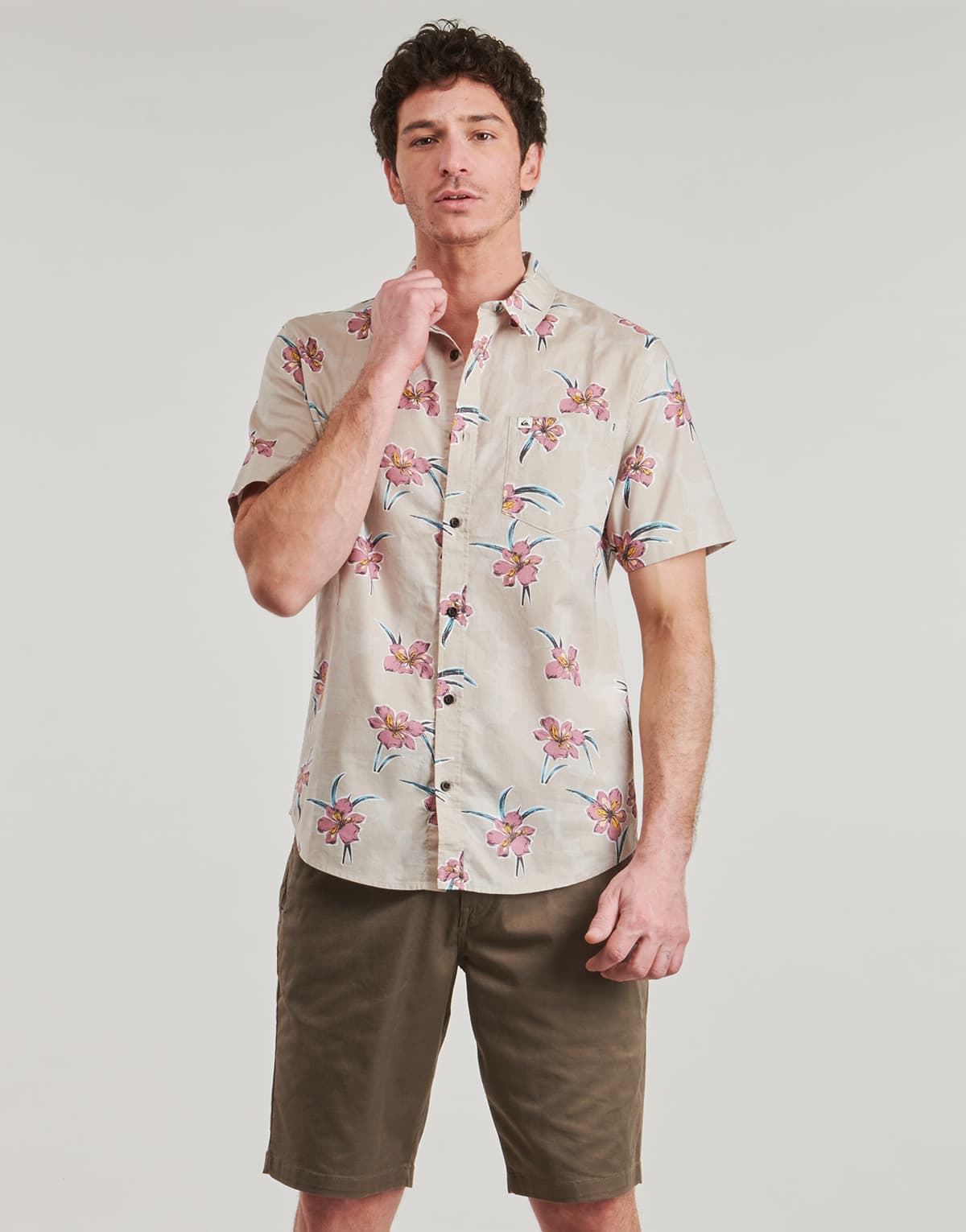 Men's Shirts Quiksilver Beige