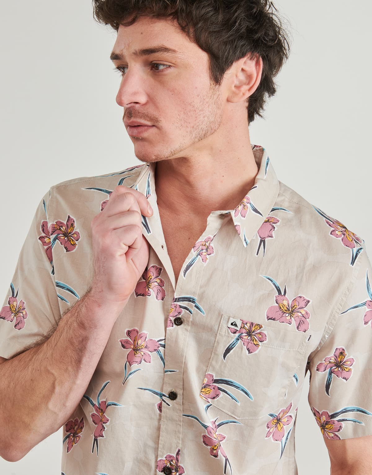 Men's Shirts Quiksilver Beige