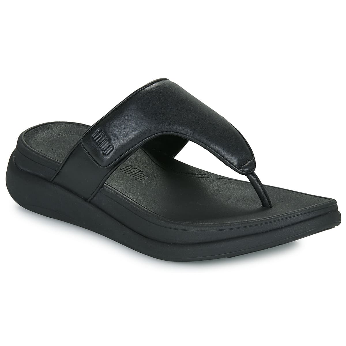 Σανδάλια με πλατφόρμα FitFlop F-MODE GO TOE POST SANDALS WOMEN