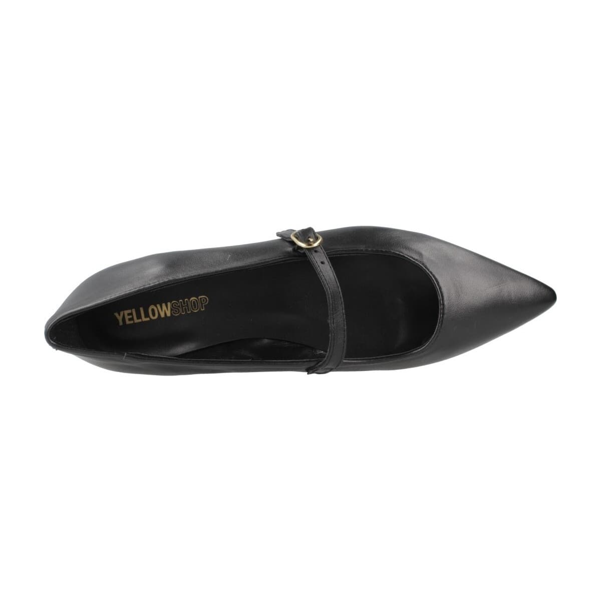Women's Ballet Flats Yellow Black