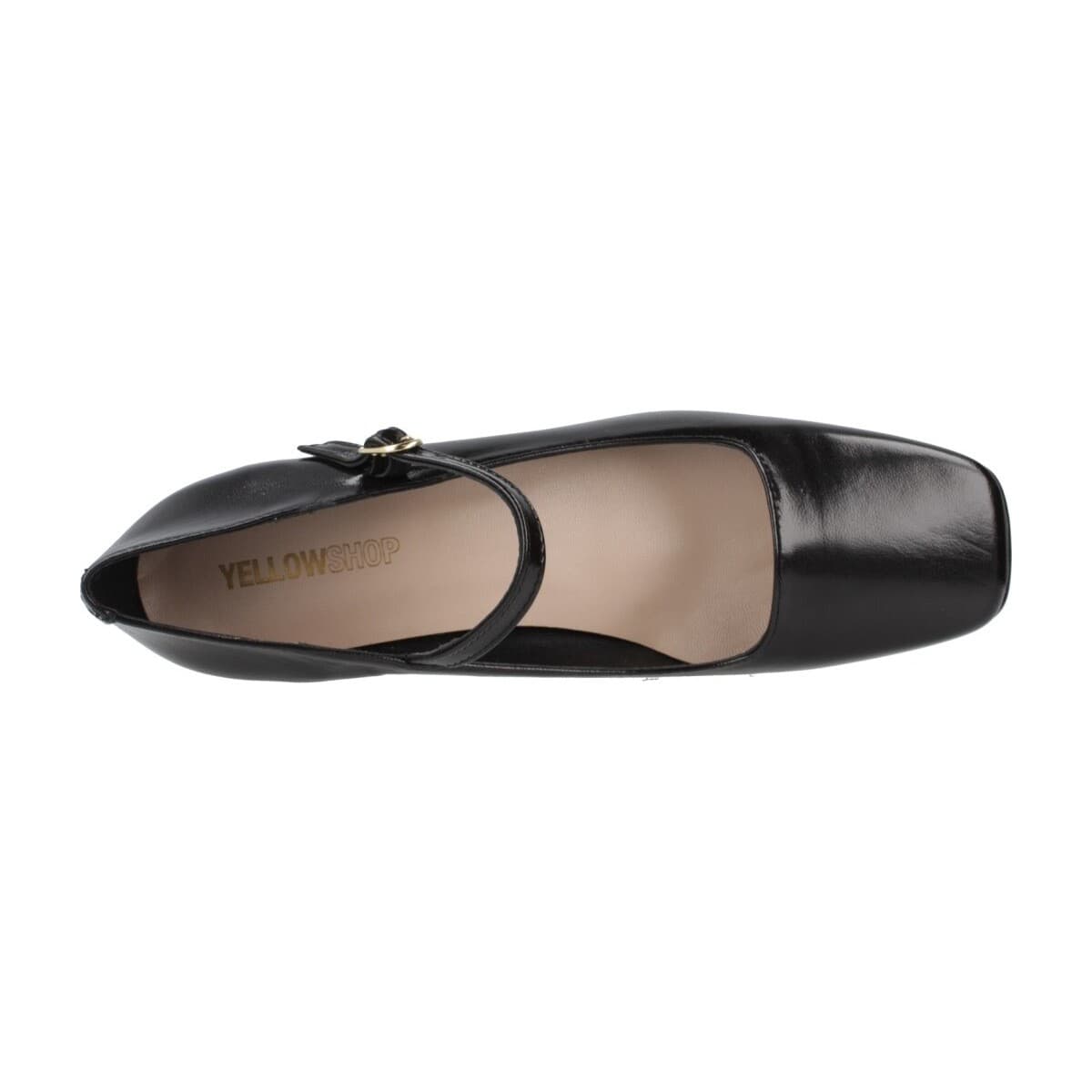 Women's Ballet Flats Yellow Black