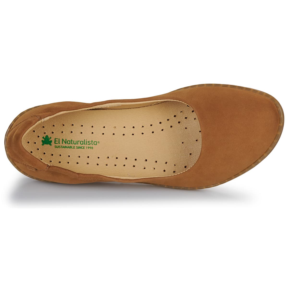 Women's Ballet Flats El Naturalista Brown