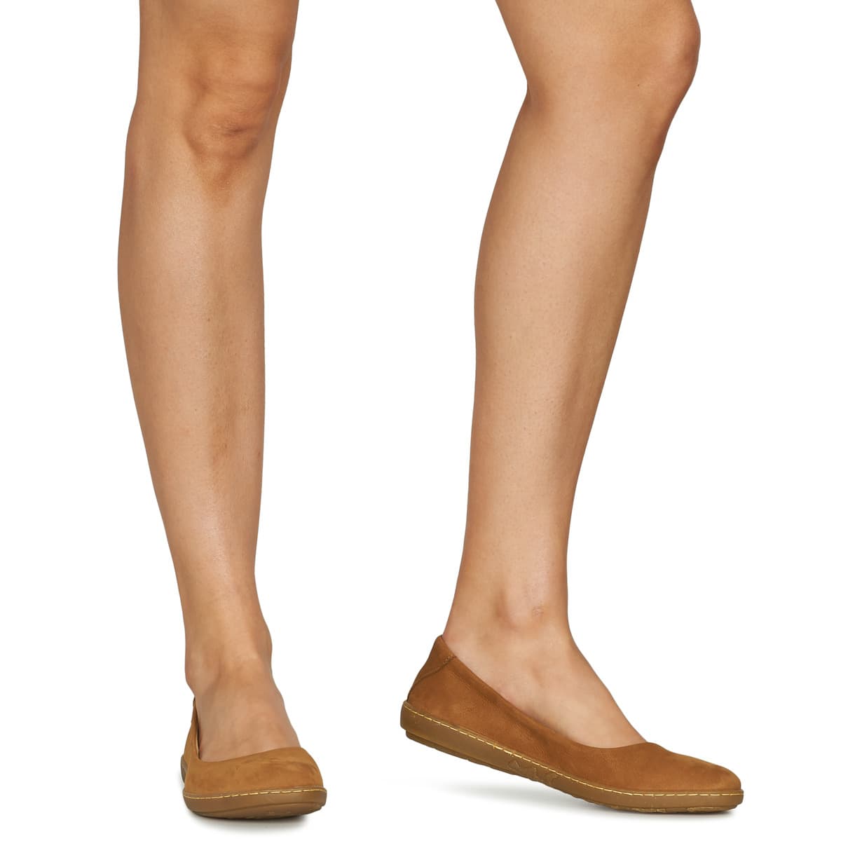 Women's Ballet Flats El Naturalista Brown
