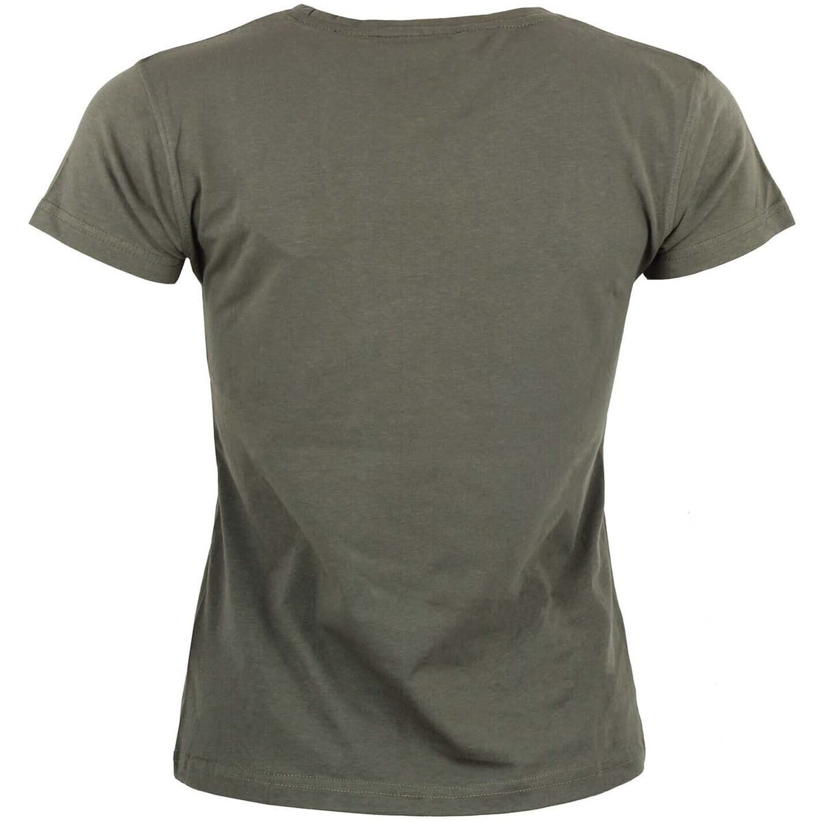 Women's T-Shirts Peak Mountain Khaki