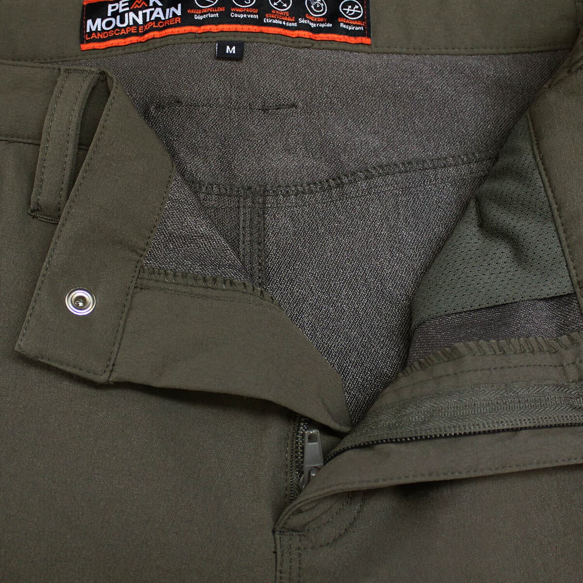 Men's Pants Peak Mountain Khaki