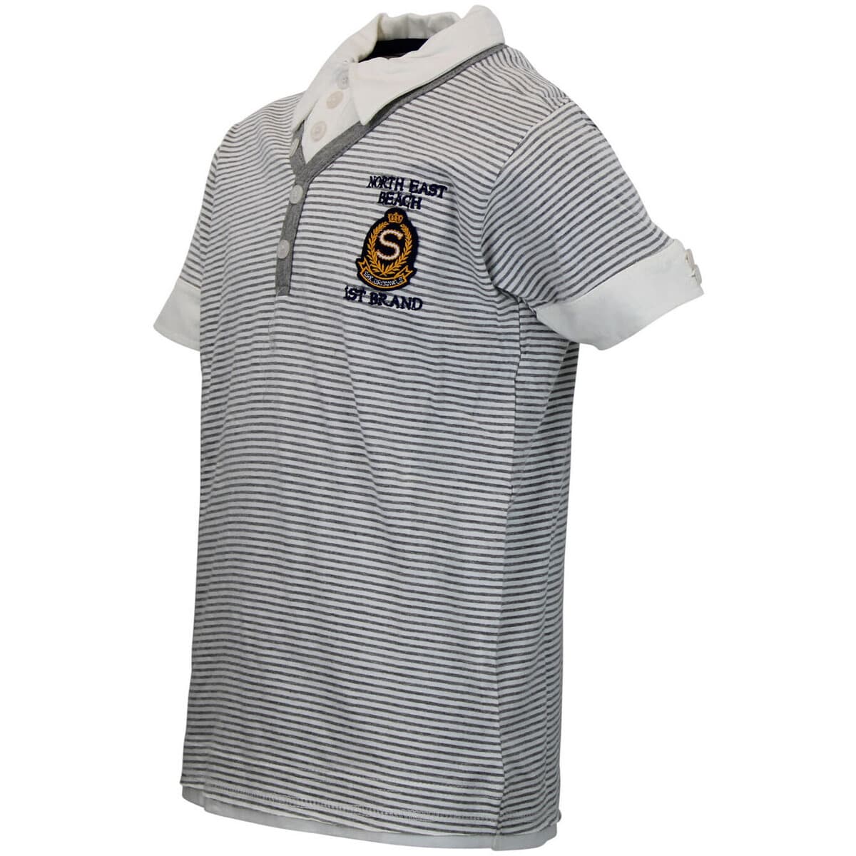 Boys' Polo Shirts Srk Gray