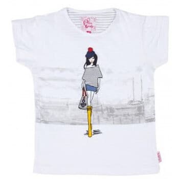 Girls' T-Shirts Miss Girly White
