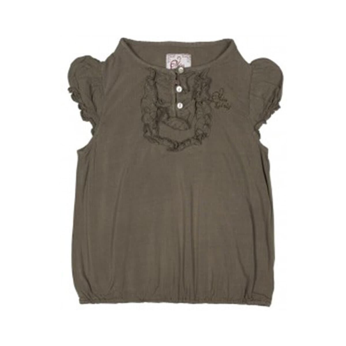 Girls' T-Shirts Miss Girly Khaki