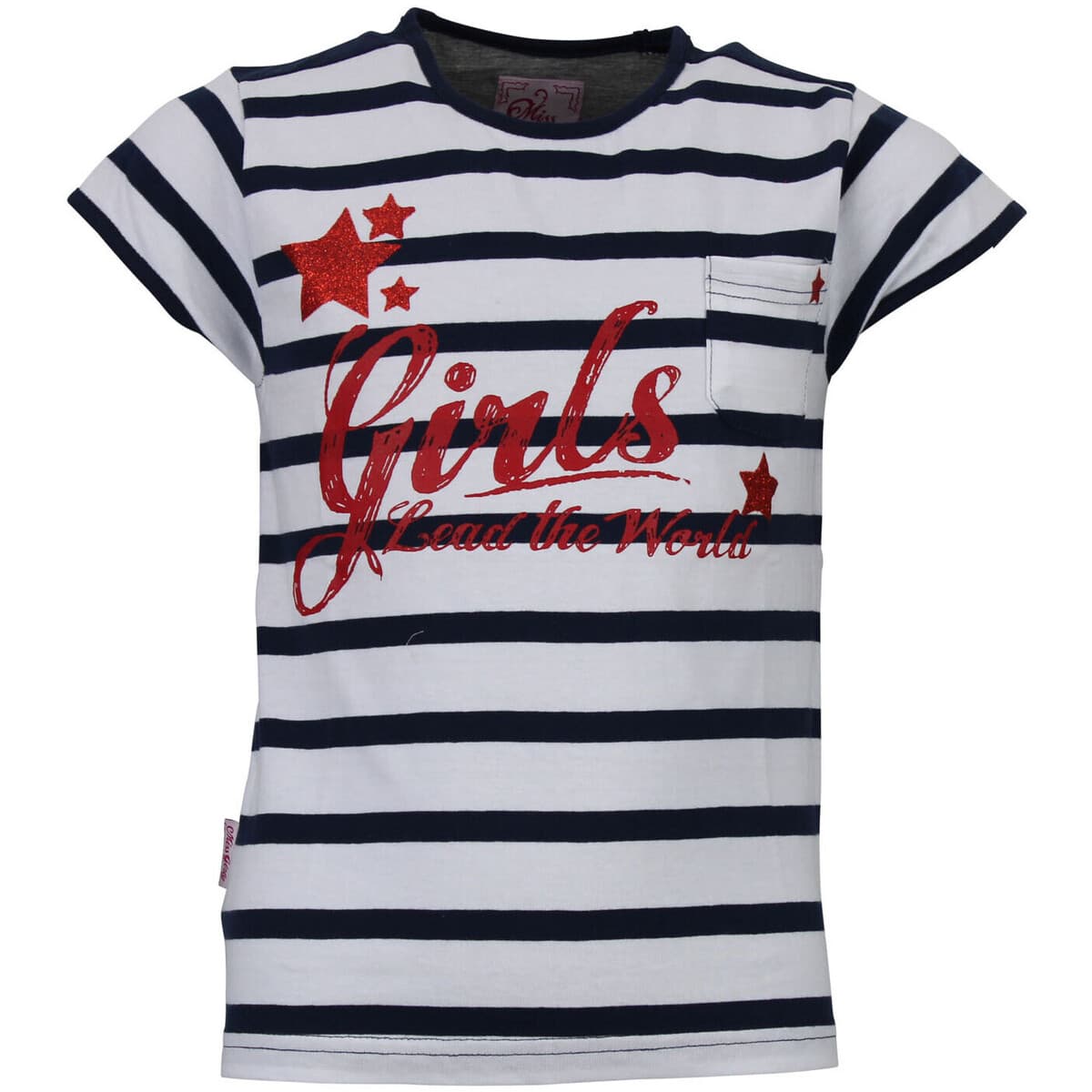 Girls' T-Shirts Miss Girly White