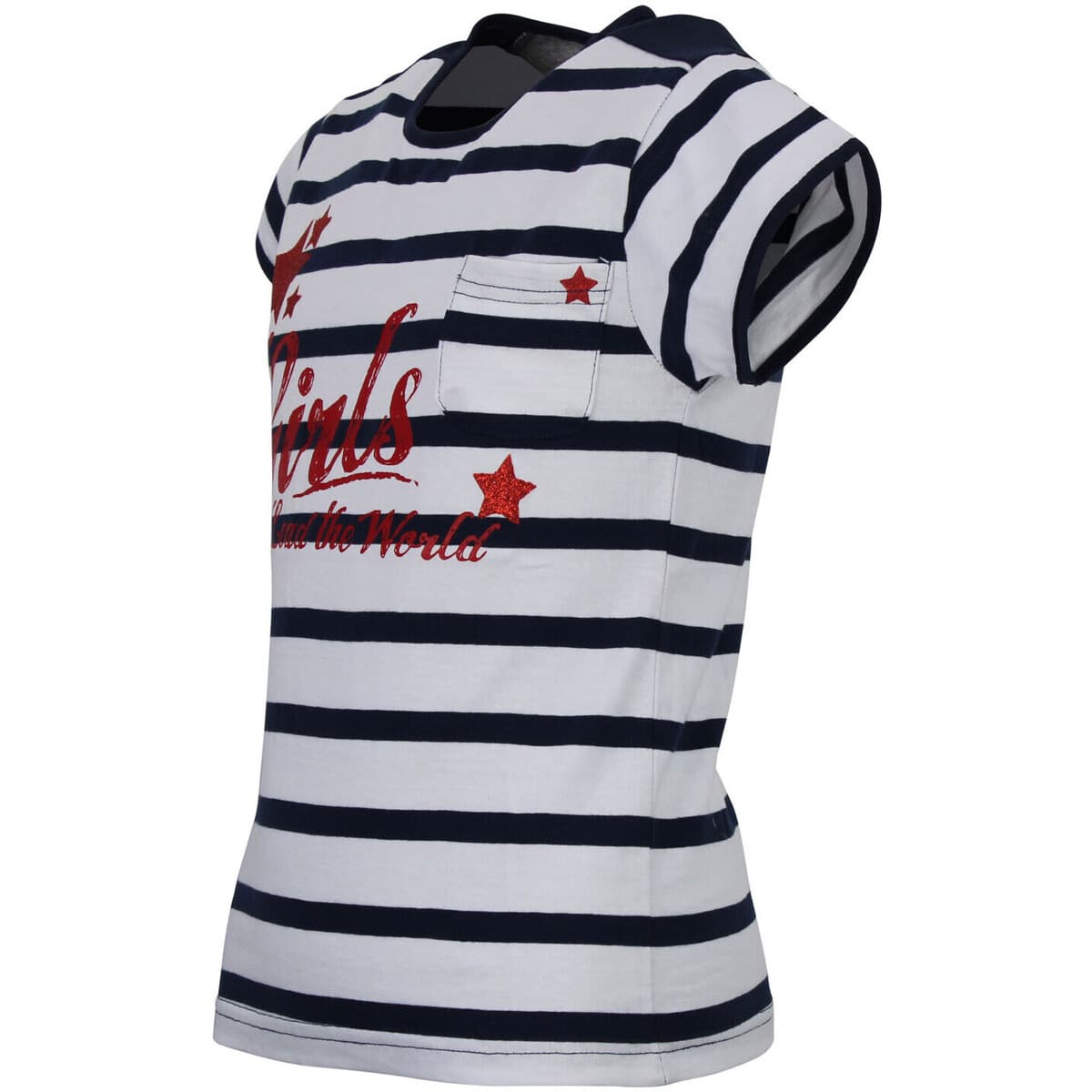 Girls' T-Shirts Miss Girly White