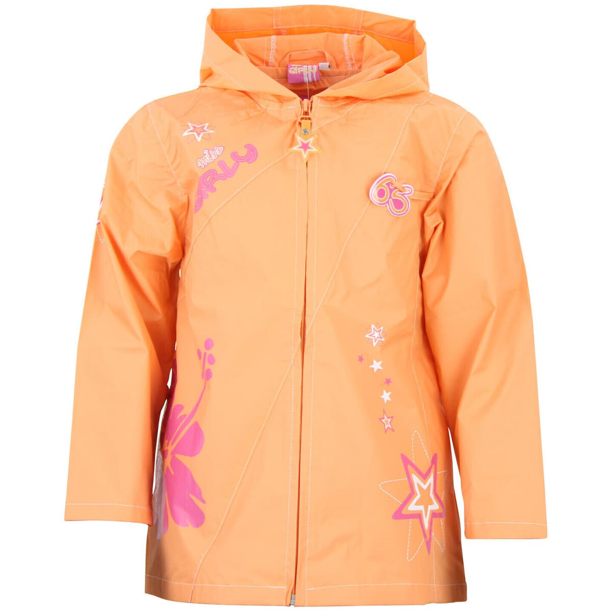 Girls' Windbreakers Miss Girly Orange