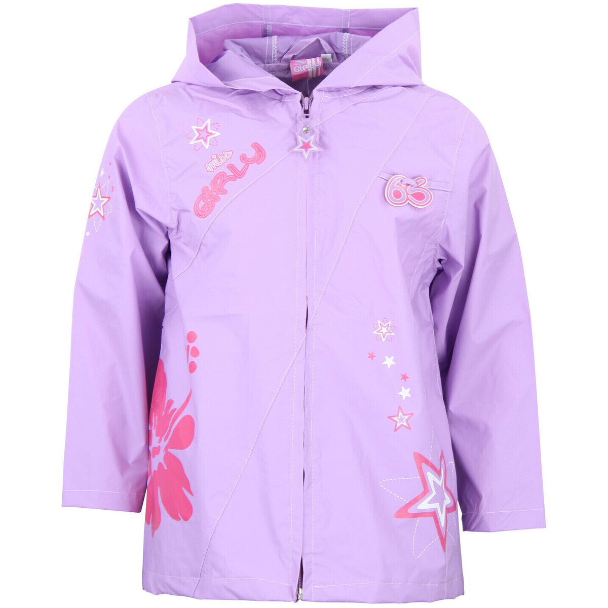 Girls' Windbreakers Miss Girly Orange