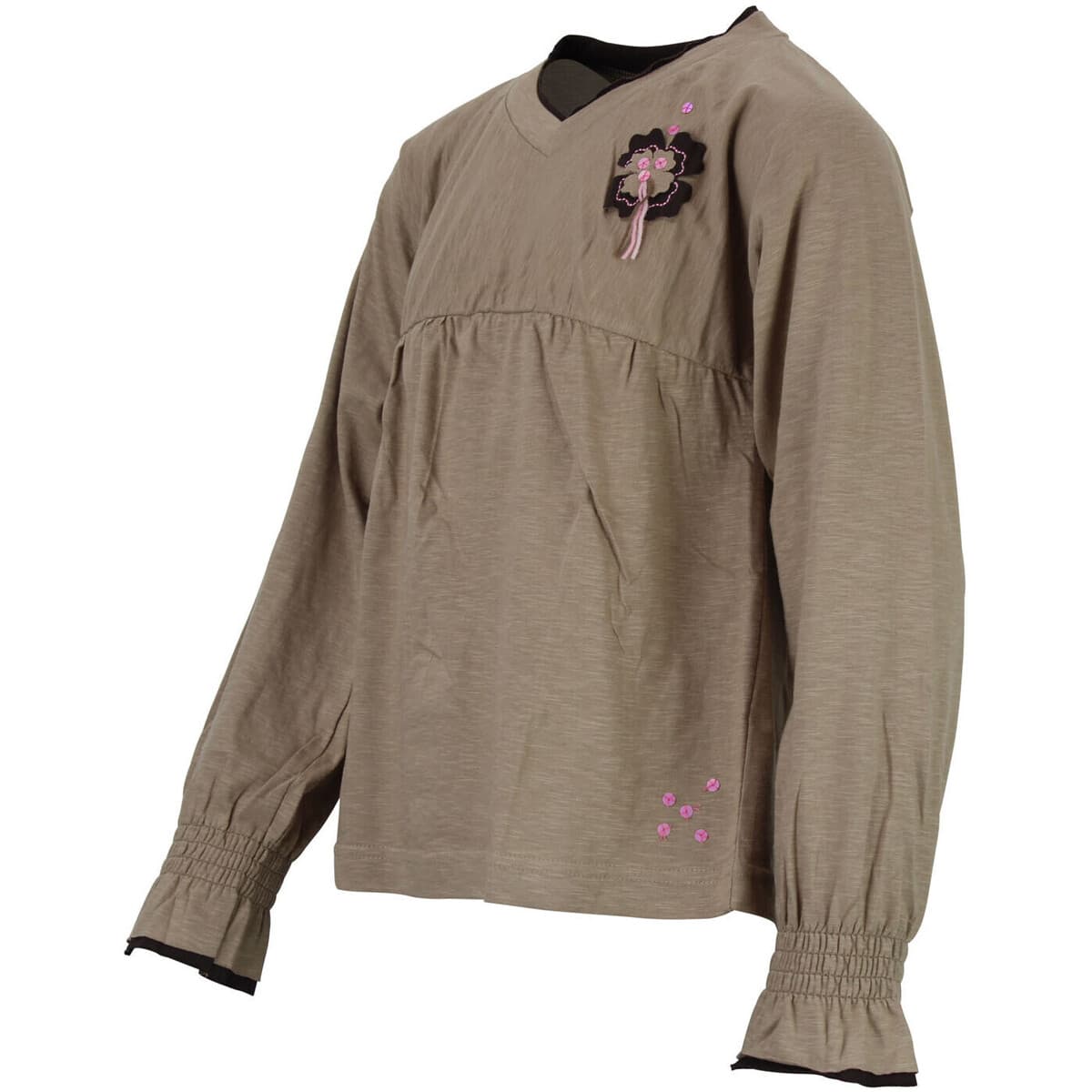 Girls' T-Shirts Miss Girly Beige