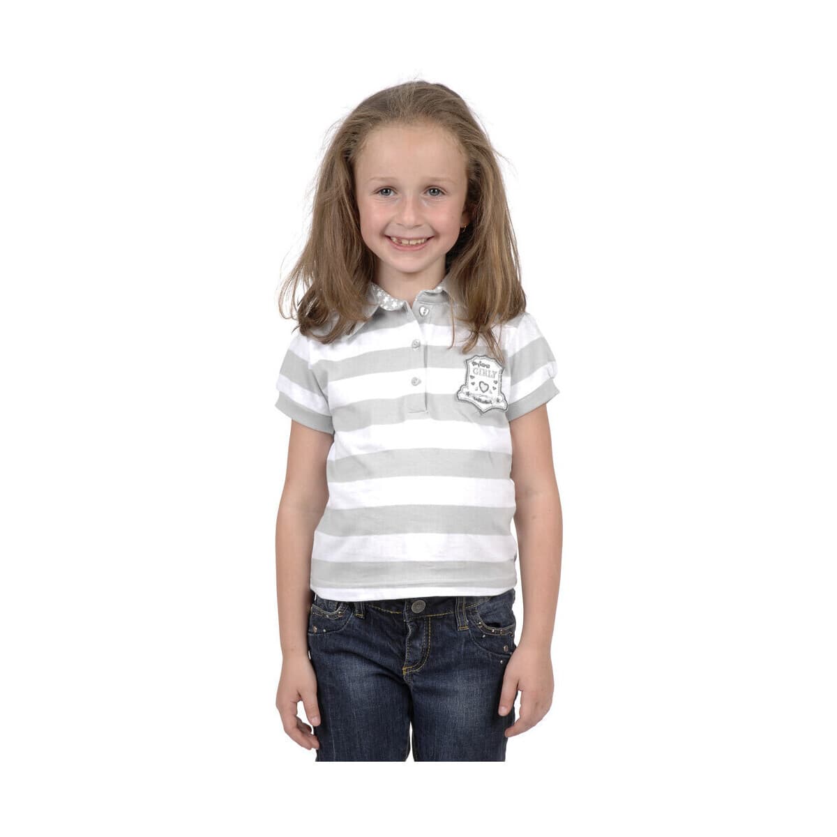 Girls' Polo Shirts Miss Girly White