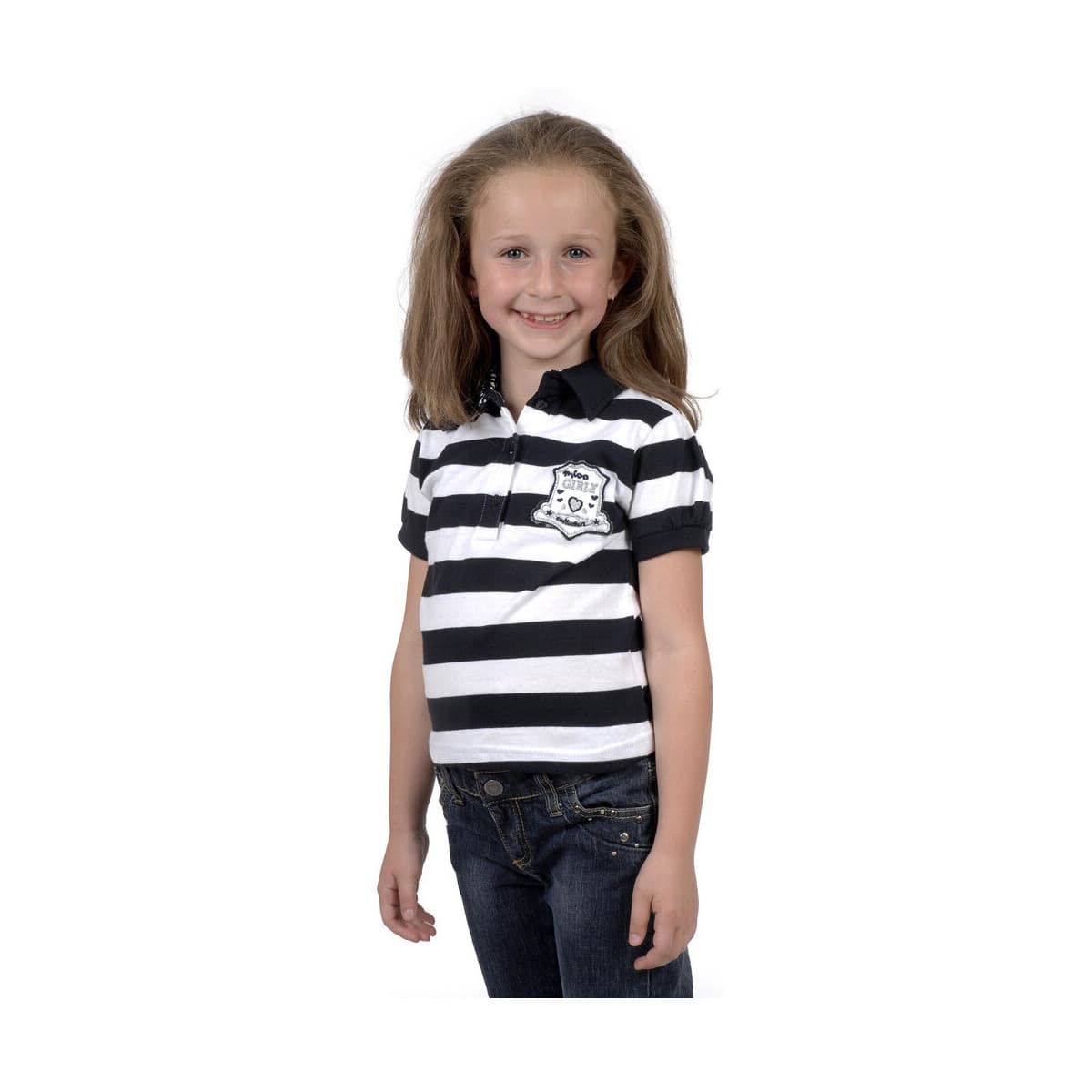 Girls' Polo Shirts Miss Girly White