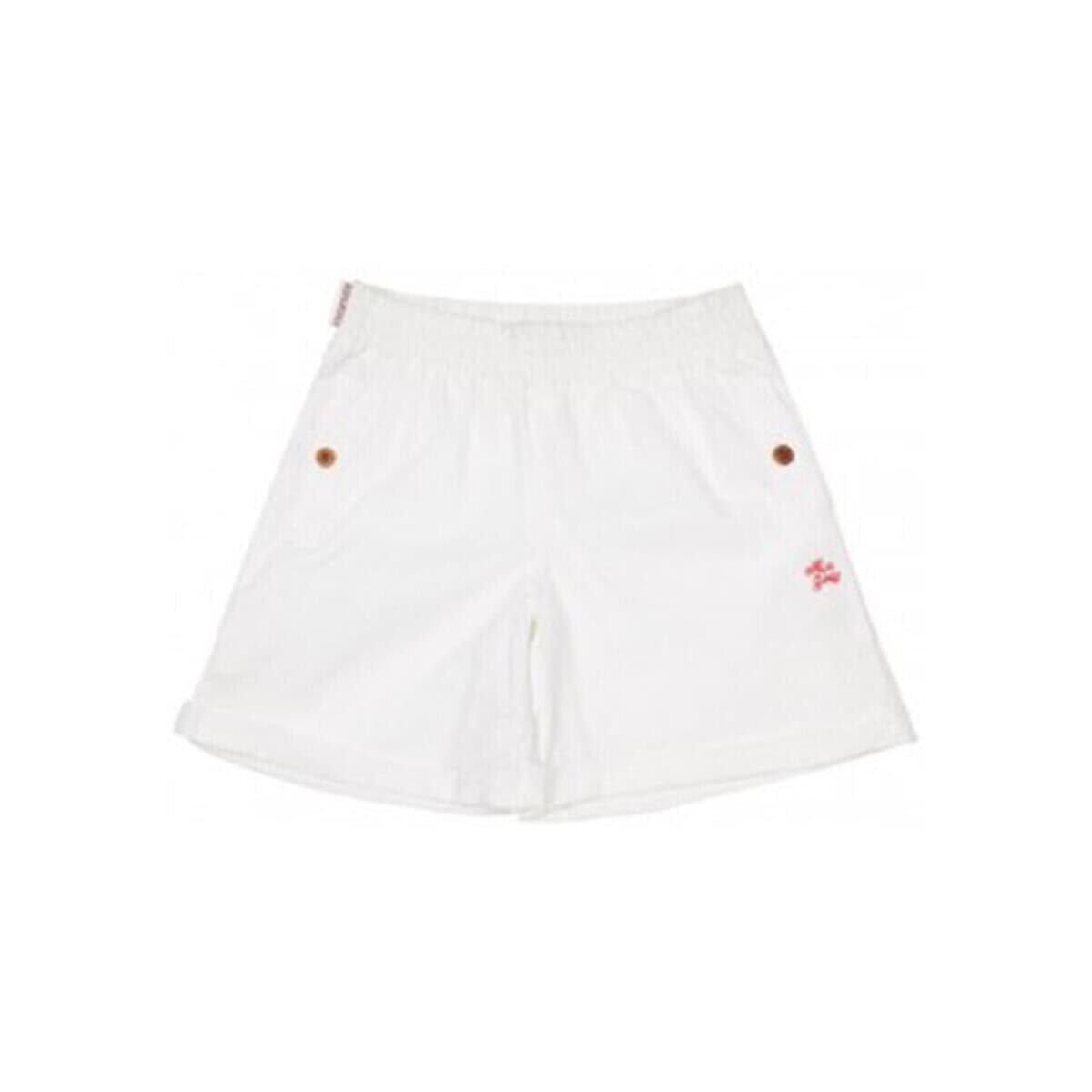 Girls' Shorts Miss Girly White