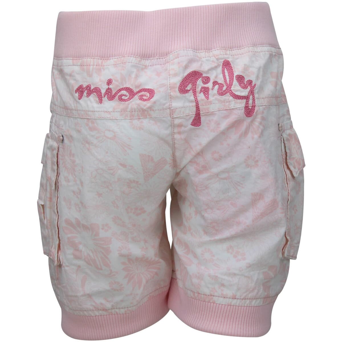 Girls' Shorts Miss Girly White