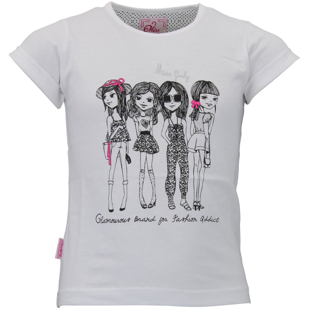 T-shirt με κοντά μανίκια Miss Girly T-shirt fille FRILY
