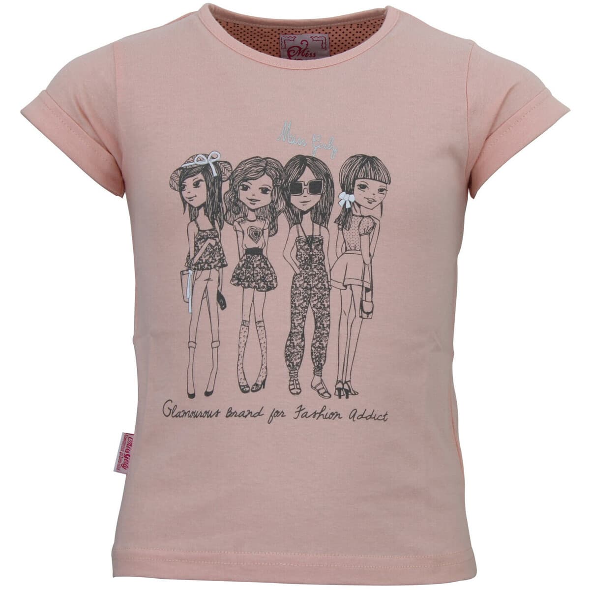 T-shirt με κοντά μανίκια Miss Girly T-shirt fille FRILY