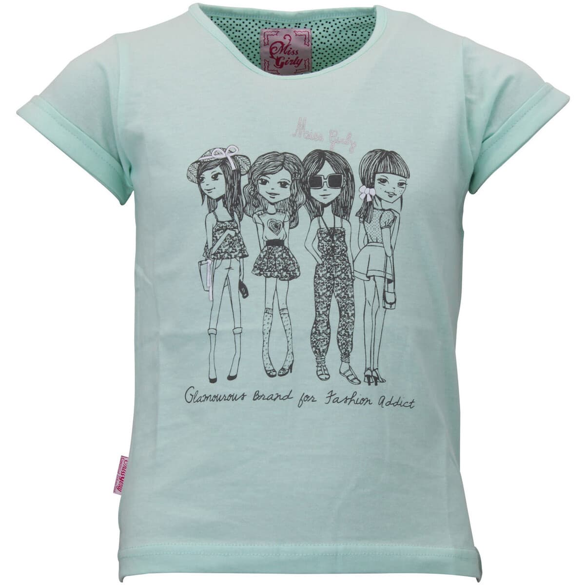 T-shirt με κοντά μανίκια Miss Girly T-shirt fille FRILY