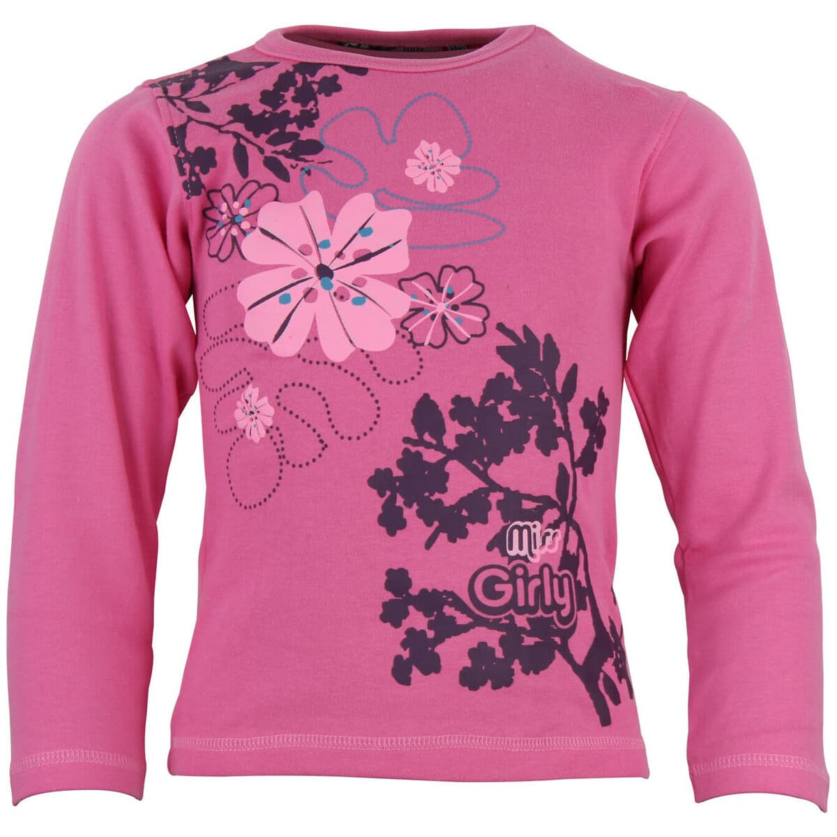 Girls' T-Shirts Miss Girly Pink