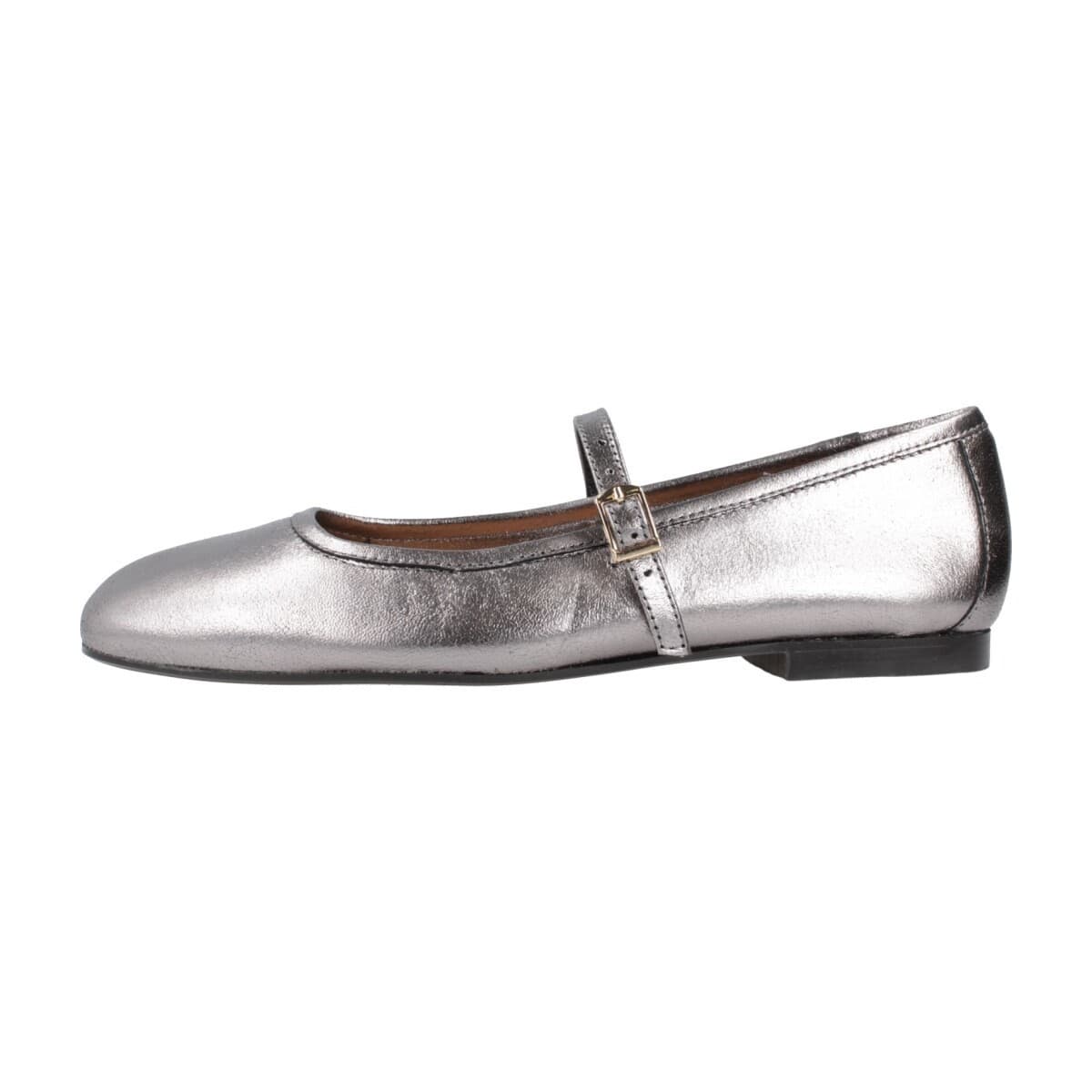 Women's Ballet Flats Yellow Silver