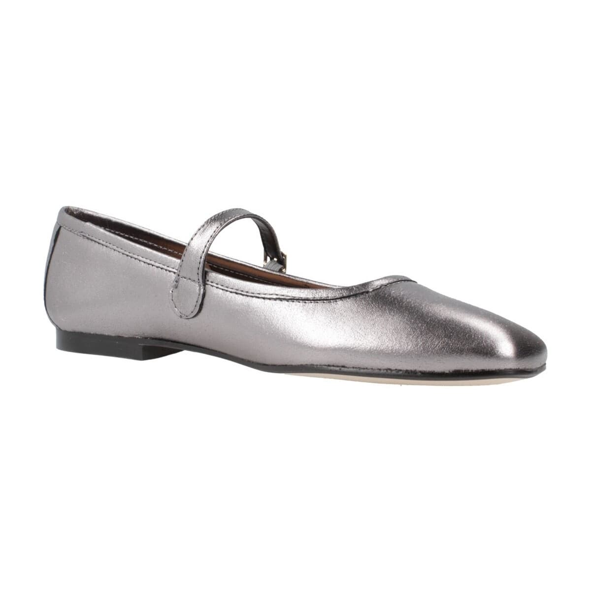 Women's Ballet Flats Yellow Silver