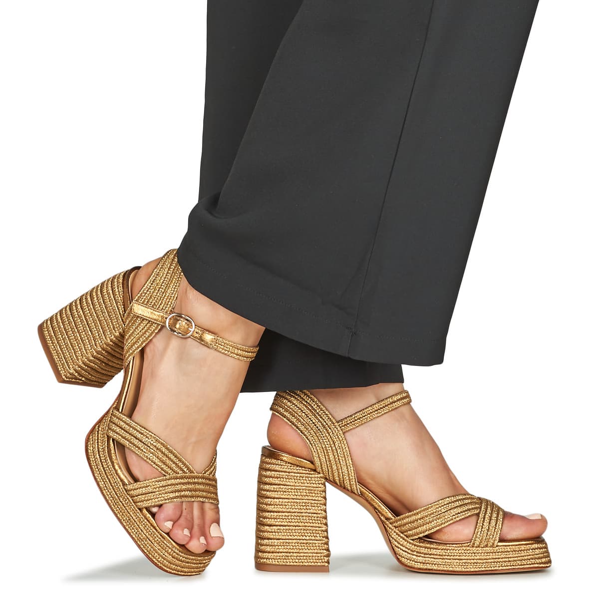 Women's Pumps Castaner Gold