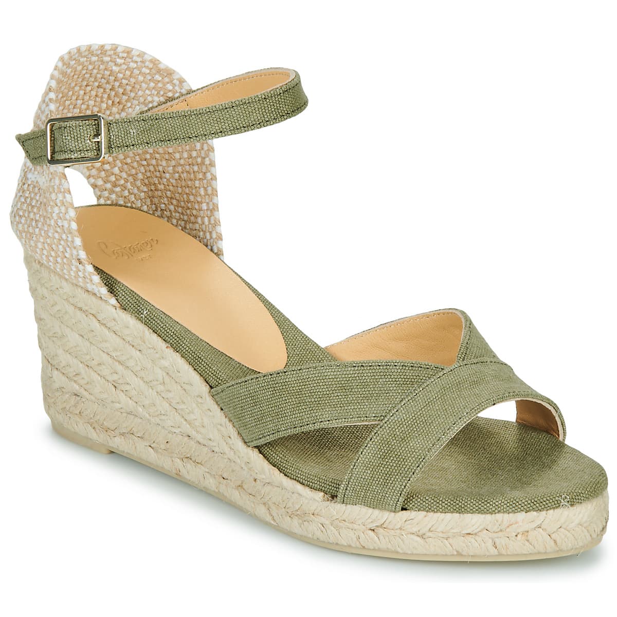 Women's Platforms Castaner Green