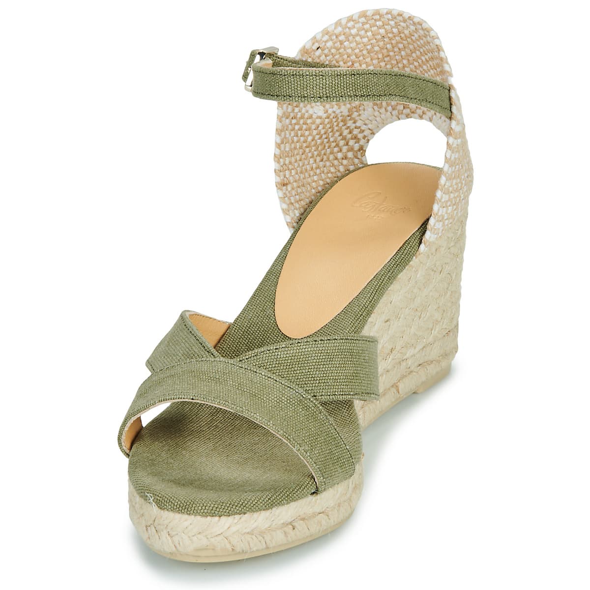 Women's Platforms Castaner Green