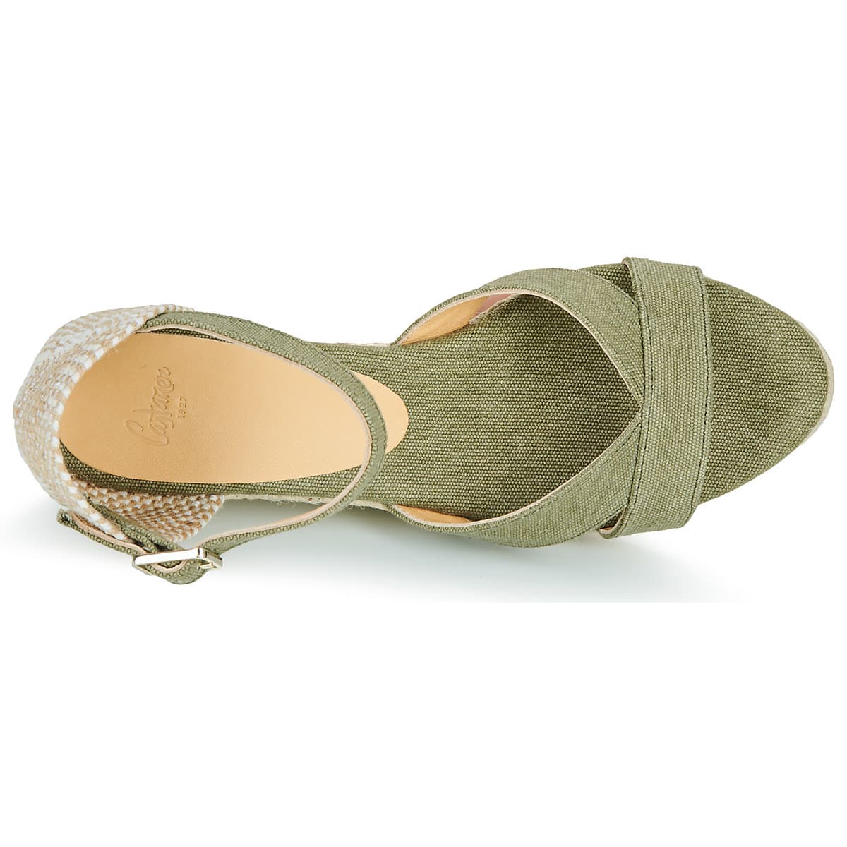 Women's Platforms Castaner Green