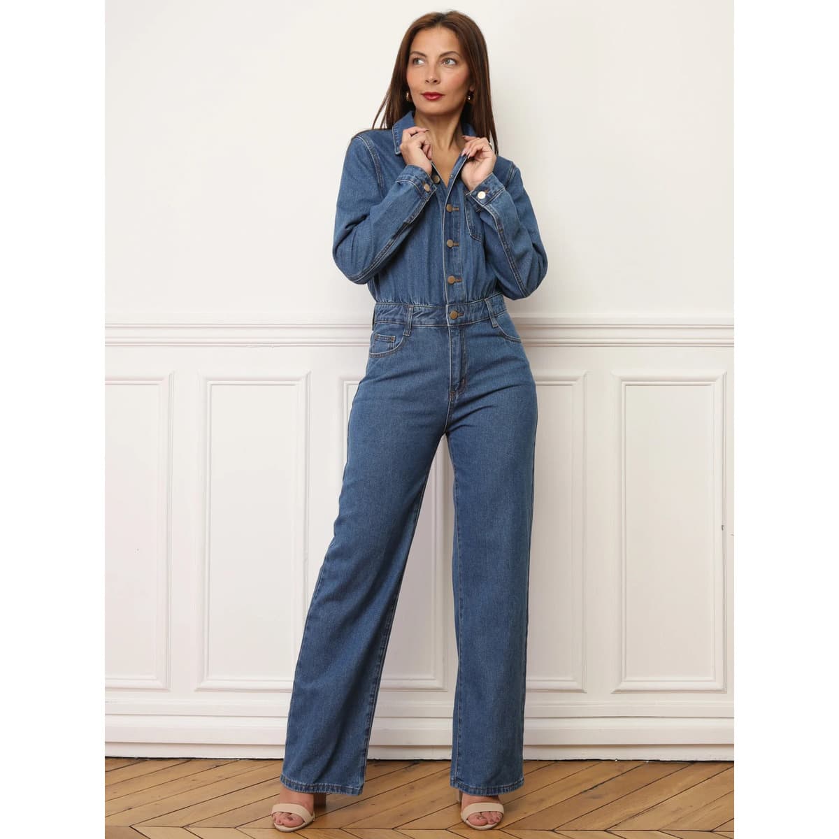 Women's Jumpsuits La Modeuse Blue