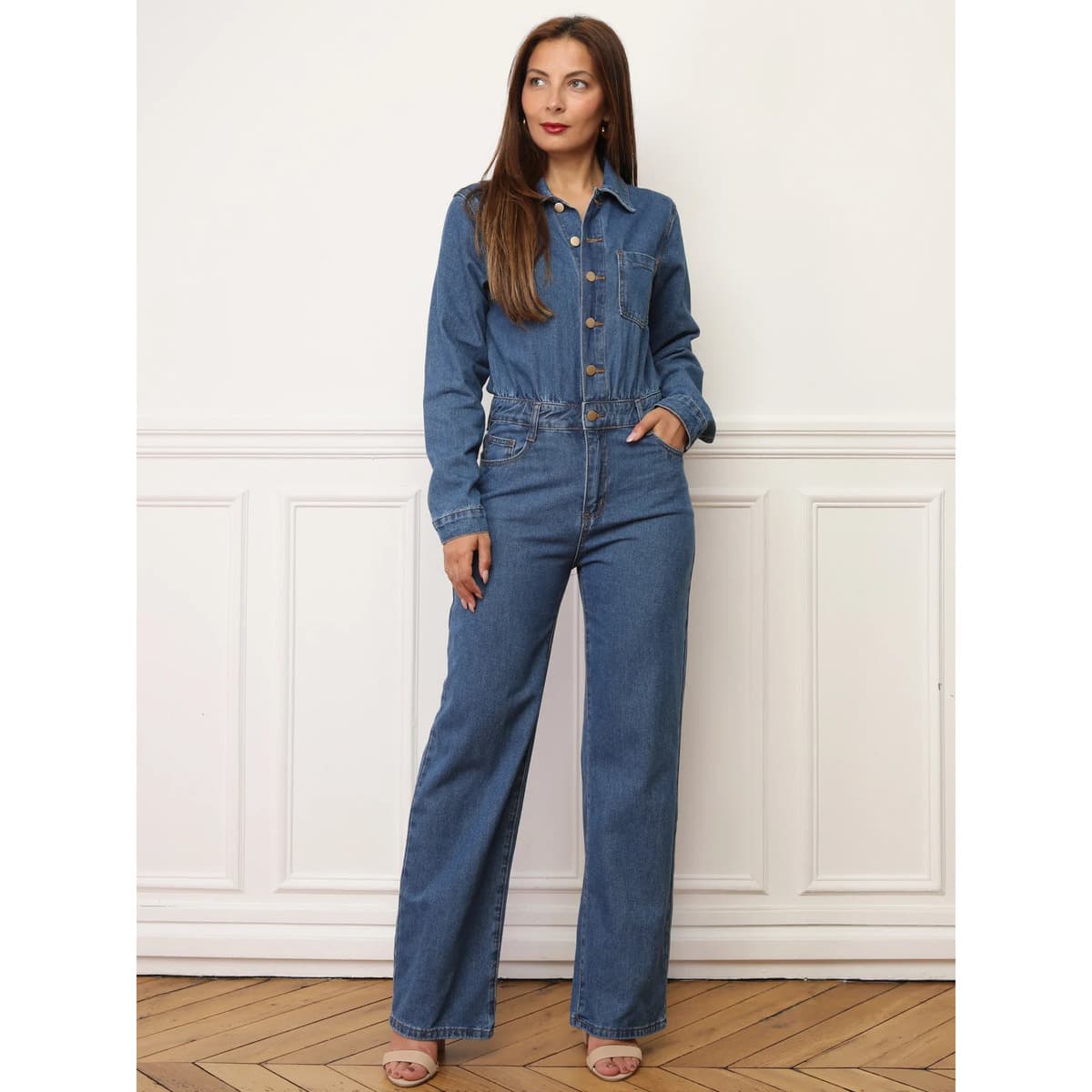 Women's Jumpsuits La Modeuse Blue