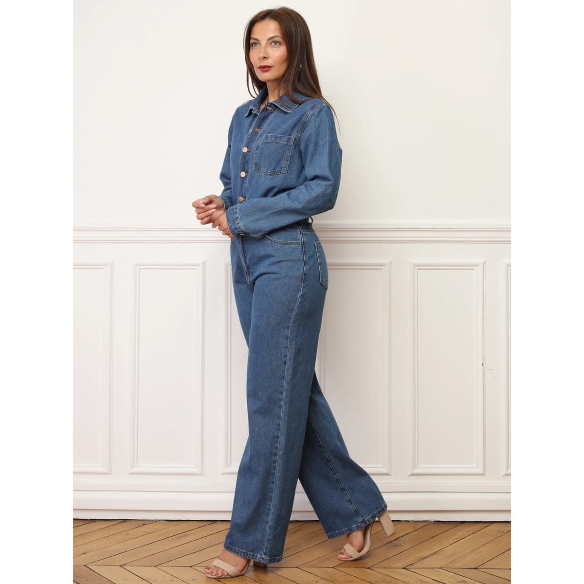 Women's Jumpsuits La Modeuse Blue