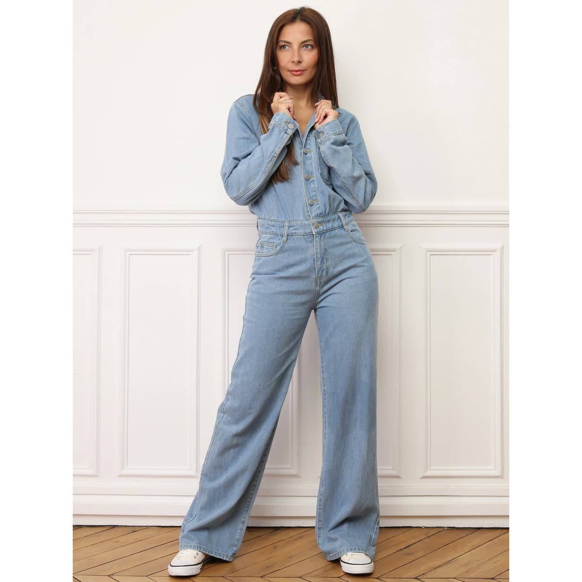 Women's Jumpsuits La Modeuse Blue