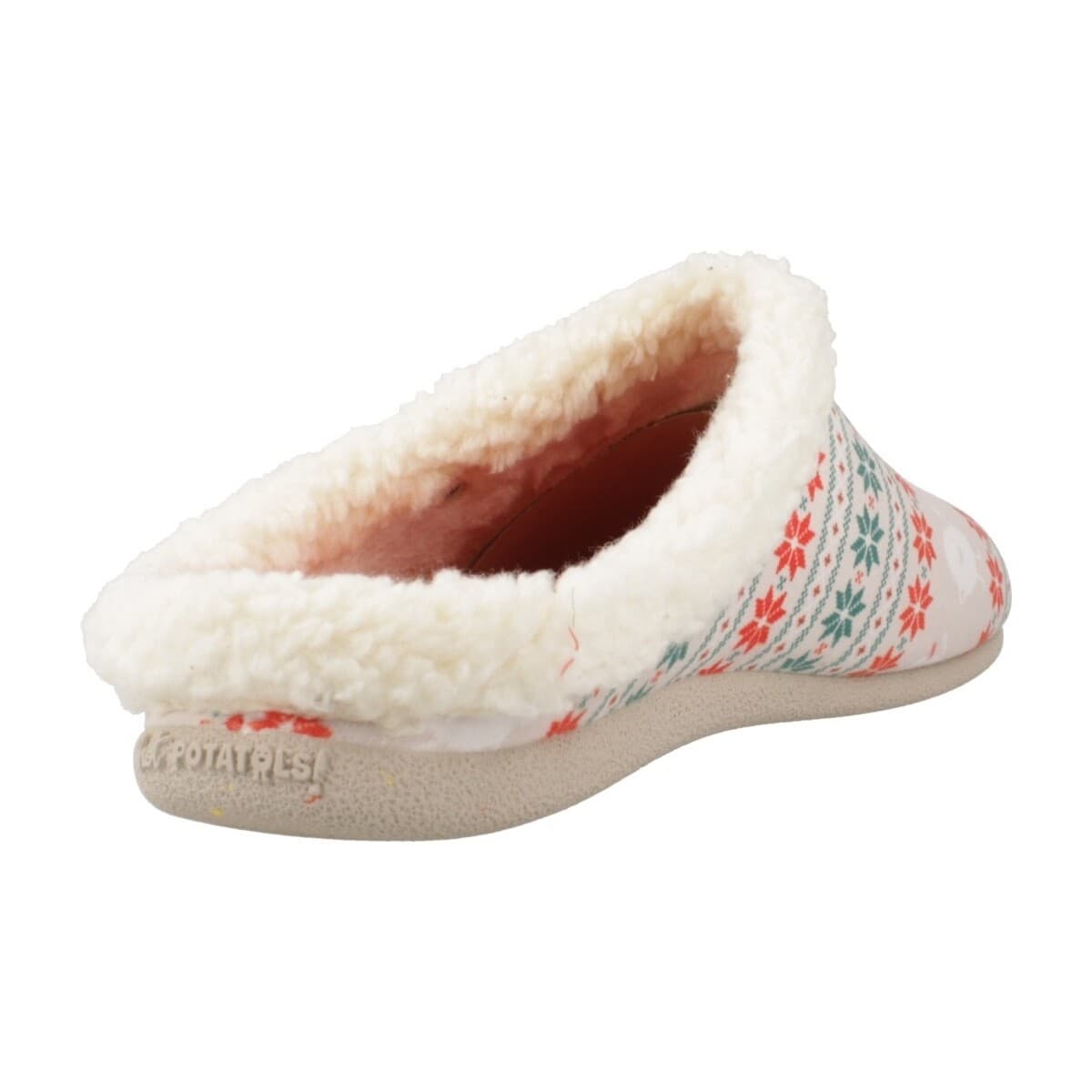 Women's House Slippers Hot Potatoes White