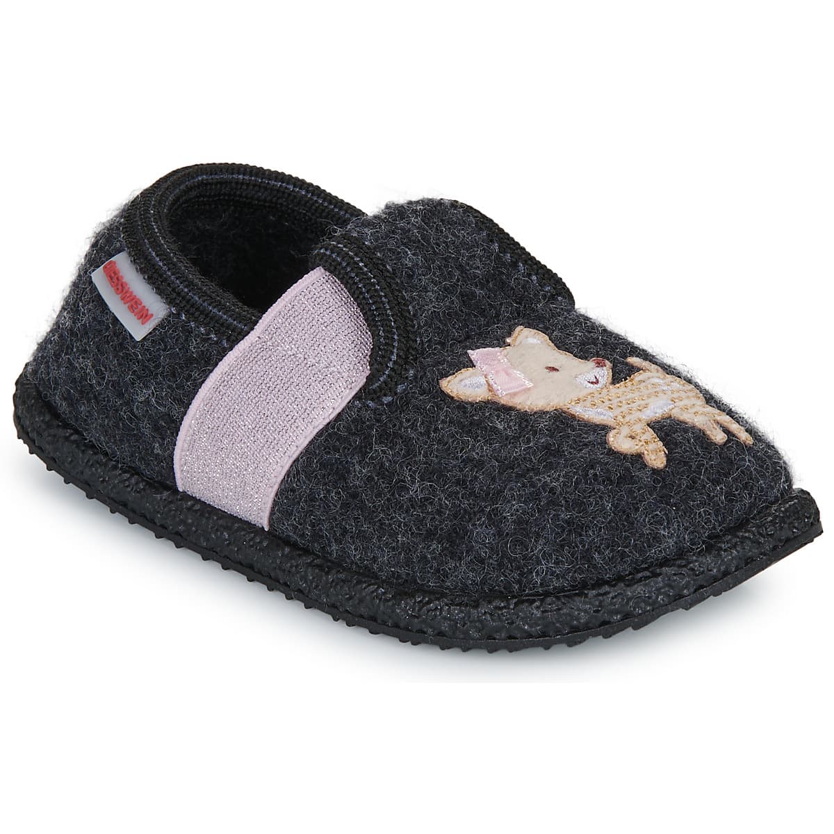 Girls' House Slippers Giesswein Gray